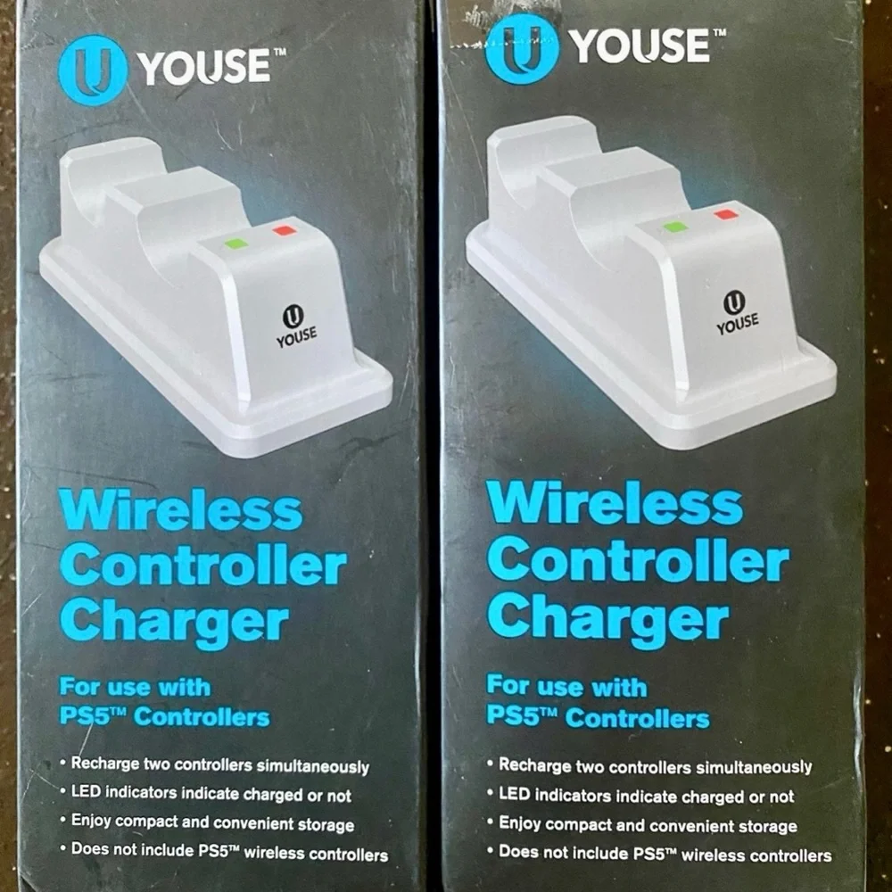 PS5 DUAL CONTROLLER CHARGER (2 AVAILABLE PRICE PER ITEM. Bundle 10% off